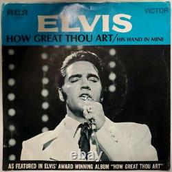 RARE Elvis Presley His Hand in Mine/How Great Thou Art 1969 7 45 Single