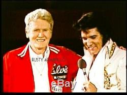 RARE Elvis Presley In Concert Tour Satin Jacket XL Pristine Mint Condition TCB