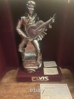 RARE Elvis Presley Limited Edition 25th Anniversary Silver Bourbon Decanter