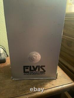 RARE Elvis Presley Limited Edition 25th Anniversary Silver Bourbon Decanter