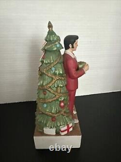 RARE-Elvis Presley McCormick Bottle Decanter/ Music Box Christmas Tree Empty