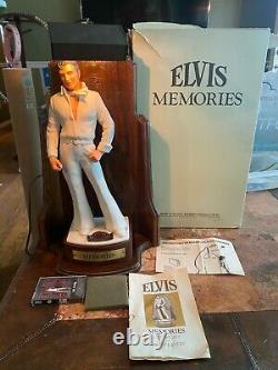 RARE Elvis Presley Memories Decanter McCormick Distilling Lighted Stand Display