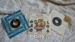 RARE Elvis Presley Merry Christmas Baby / O Come, All Ye Faithful + 2 Others