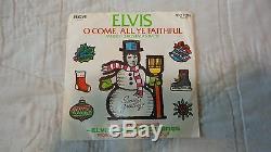 RARE Elvis Presley Merry Christmas Baby / O Come, All Ye Faithful + 2 Others