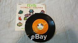 RARE Elvis Presley Merry Christmas Baby / O Come, All Ye Faithful + 2 Others