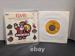 RARE Elvis Presley Merry Christmas Baby/O Come All Ye Faithful RCA 74-0572