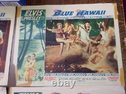 RARE Elvis Presley ORIGINAL SET OF 8 LOBBY CARDS, BLUE HAWAII, NOT REPRODUCTIONS