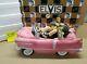 Rare Elvis Presley Pink Cadillac Car Cookie Jar Mint Condition With Box