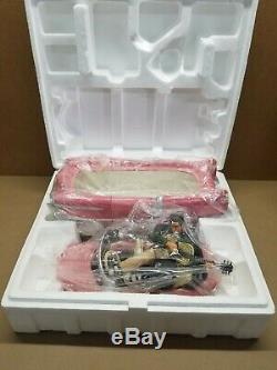RARE Elvis Presley Pink Cadillac Car Cookie Jar Mint Condition With Box