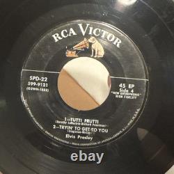 RARE Elvis Presley RCA SPD 22 / Record Player Promo DISC 1 Only G+