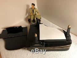 RARE! Elvis (Presley) Rock-N-Roll Piano Cookie Jar/Music Box Black 2001 Vandor