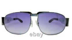 RARE! Elvis Presley TCB Sunglasses EPE VTG with Case Silver Metal Aviator Large