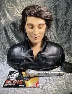 RARE Elvis Presley WowWee Animated Singing/Talking Bust Robot