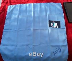 RARE Elvis Presley owned Concert worn Blue Scarf February 21st 1977 Charlotte NC