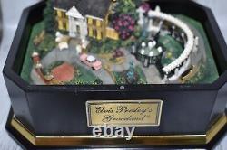 RARE Elvis Presley's GRACELAND The King Legendary Home Figurine Music Box