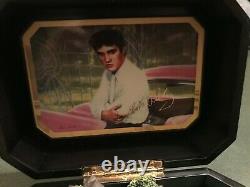 RARE Elvis Presley's GRACELAND The King Legendary Home Figurine Music Box