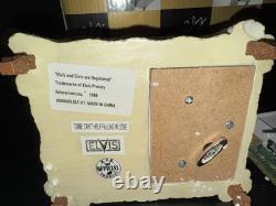 RARE Elvis Presley's GRACELAND The King Vintage 1998 Figurine Music Box Original