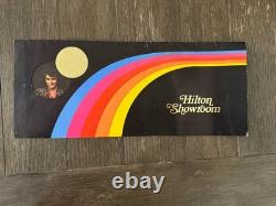 RARE Elvis Rainbow Menu / Pre Holiday Jubilee / December 1975 Las Vegas Hilton
