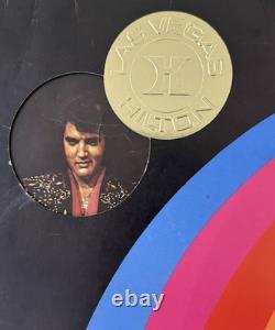 RARE Elvis Rainbow Menu / Pre Holiday Jubilee / December 1975 Las Vegas Hilton
