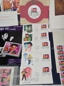 RARE' Fully Complete MINT 1993 USPS Elvis Presley Stamp Collection Album