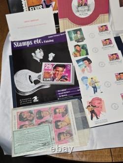 RARE' Fully Complete MINT 1993 USPS Elvis Presley Stamp Collection Album