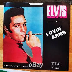 RARE GREEN VINYL PROMO Elvis Presley LOVIN ARMS / YOU ASKED ME TO JB-12205