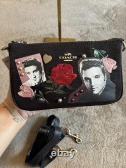 RARE & HTF Coach x Elvis Presley Limited Edition Demi Baguette Crossbody Bag
