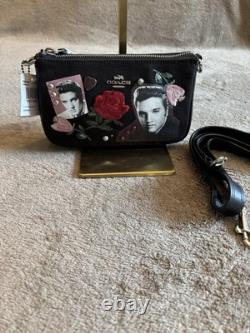 RARE & HTF Coach x Elvis Presley Limited Edition Demi Baguette Crossbody Bag