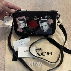 RARE & HTF Coach x Elvis Presley Limited Edition Demi Baguette Crossbody Bag