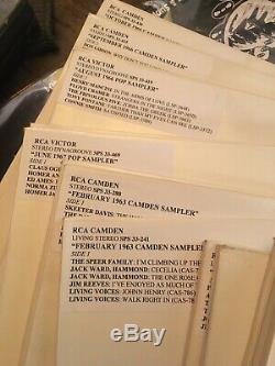 RARE INCL. ELVIS PRESLEY Pop Promo/Sampler RCA SPS 33 series VICTOR/CAMDEN