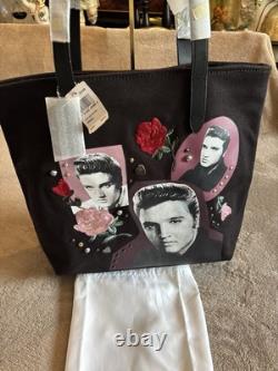 RARE LIMITED EDITION Coach Elvis Presley Collage Canvas Tote HTF