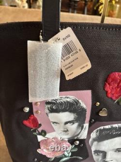 RARE LIMITED EDITION Coach Elvis Presley Collage Canvas Tote HTF