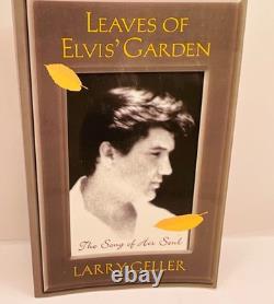 RARE Leaves of Elvis' Garden Larry Geller SIGNED Pre-Publication Elvis Presley