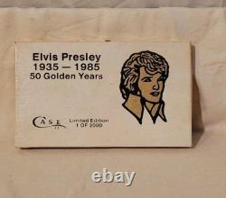 RARE Limited Edition Elvis Aron Presley Commemorative Knife Set #1 Of 2000