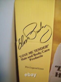 RARE Love Me Tender Elvis Presley Hair Body and Care Cardboard Store Ad Display