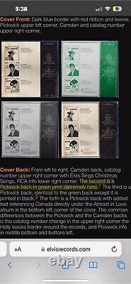 RARE! MISPRINT! Elvis Presley Christmas Album Greenback