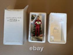 RARE McCormick Elvis Presley Mini Decanter 375ml Christmas Red Suit Musical