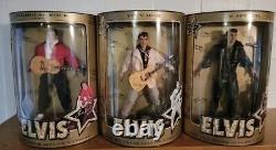 RARE NIB Vintage Set Of 3 Elvis Presley Collectible Dolls 1993 Commemorative