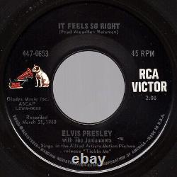 RARE NM GSS Elvis Presley Easy Question/ It Feels So Right RCA Victor 447-0653