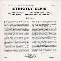 RARE NO DOG (NM/EX) Elvis Presley Strictly Elvis RCA Victor EPA-994 1957