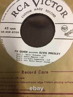 RARE! Original Elvis Presley RCA EP 8705 (G8-MW-8705) BLUE LABEL! NM