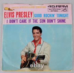 RARE PROMO Elvis Presley Good Rockin' Tonight / I Don't Care If Sun Don't Shine