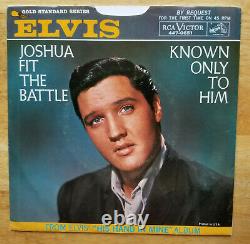 RARE PROMO Elvis Presley JOSHUA FIT THE BATTLE 447-0651 w / EXCELLENT P/S