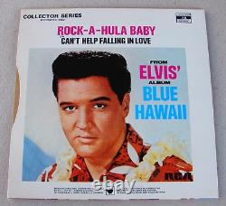 RARE RECALLED PRESSING Elvis Presley Rock-A-Hula Baby / Can't Help Falling