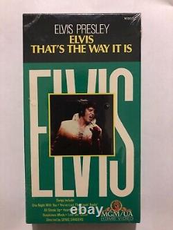 RARE SEALED Elvis Presley VHS That's The Way It Is Vintage 1987 MGM King Rock