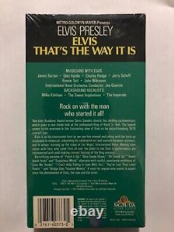 RARE SEALED Elvis Presley VHS That's The Way It Is Vintage 1987 MGM King Rock