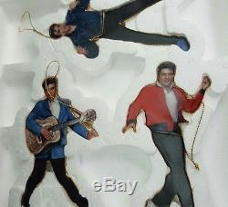 RARE Set of 24 Elvis Presley Rockin Rollin Bradford Edition Ornaments LOOK NICE