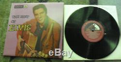 RARE The Best of ELVIS PRESLEY UK Import RCA 10 Vinyl Album LOOK