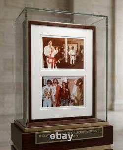 RARE Vintage 1970s Elvis Presley Candid Photo Pair Memphis Karate Era
