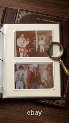 RARE Vintage 1970s Elvis Presley Candid Photo Pair Memphis Karate Era